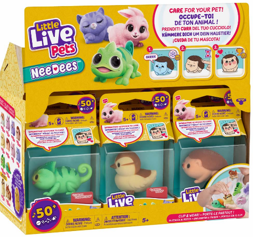Mascotas Pequeñas Interactivas 50 Diferentes Sonidos Surt/4 Live Pets 5a+