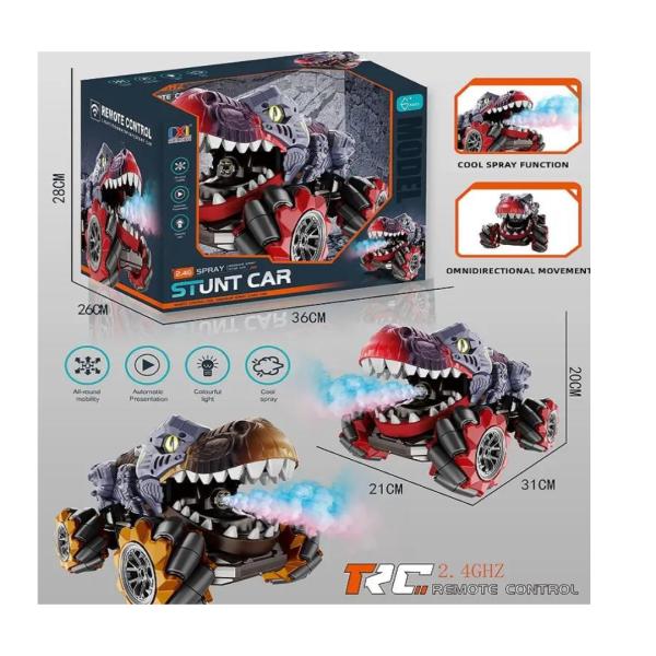 Carro Control Remoto  T-Rex con Luz  Surt/2 6a+ (452045)