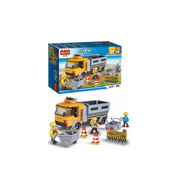 Camión de Construcción Armable Set de Juego 263pzs 6a+