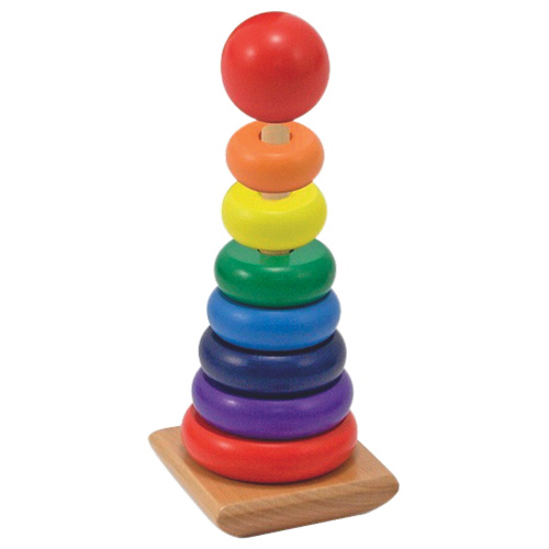 Apilador Multicolor de Madera 18m+