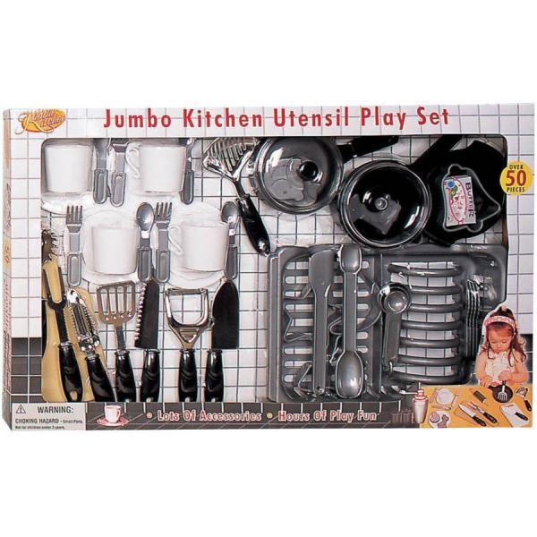Juego de Utensilios de Cocina Jumbo 50pzs 3a+