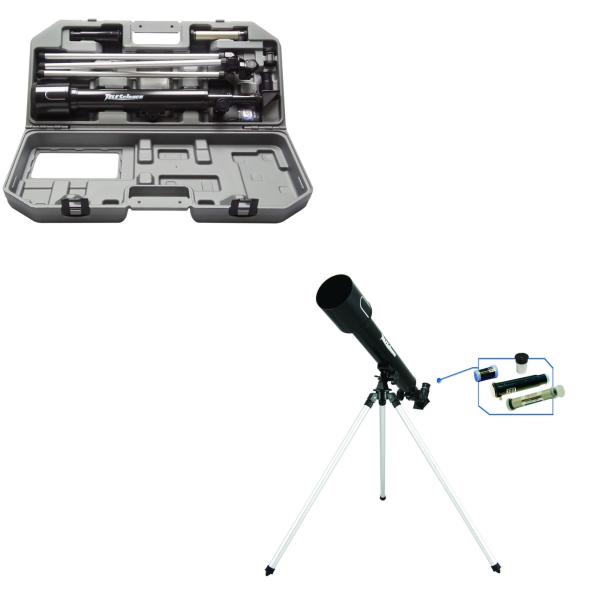 Telescopio Astronomico Terrestre 375p 50mm Caja 8a+