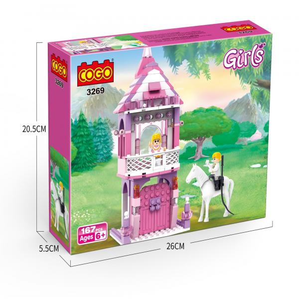 Torre de Princesa Girls Armable 167pzs 6a+