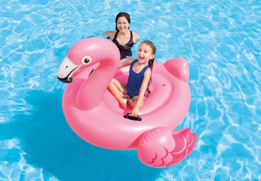 Flotador en Forma de Flamingo 1.42x1.37x97cm