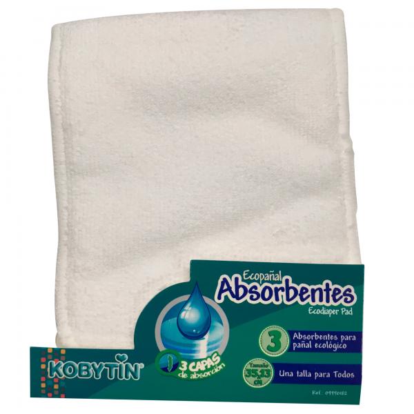 Set de 3 Absorbentes para Pañal Ecológico