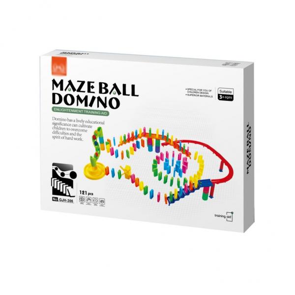 Laberinto de Domino con Bolas 121pzs 3a+ (442596)