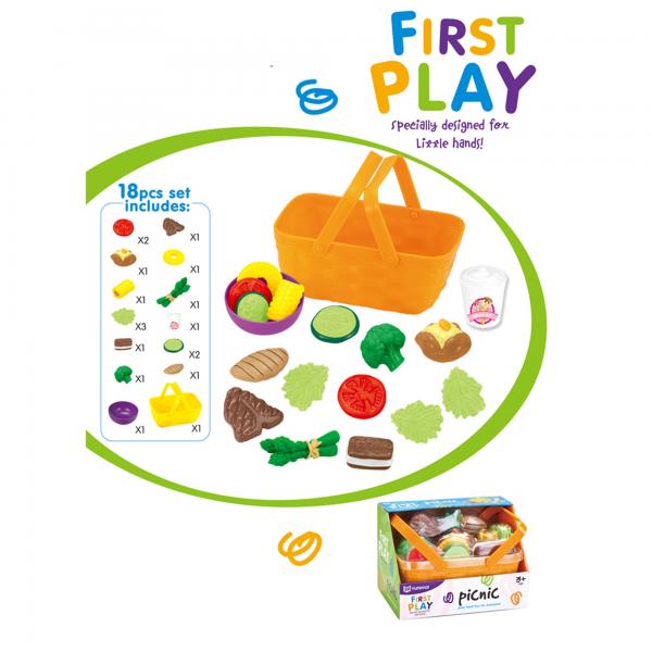Canasta de Picnic con Accesorios 18pzs 3a+ (444040)