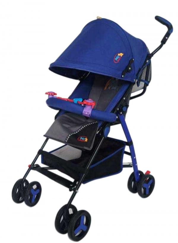Coche Sombrilla p/Bebé Azul c/ Gris Est de Animales (444712)(439138)