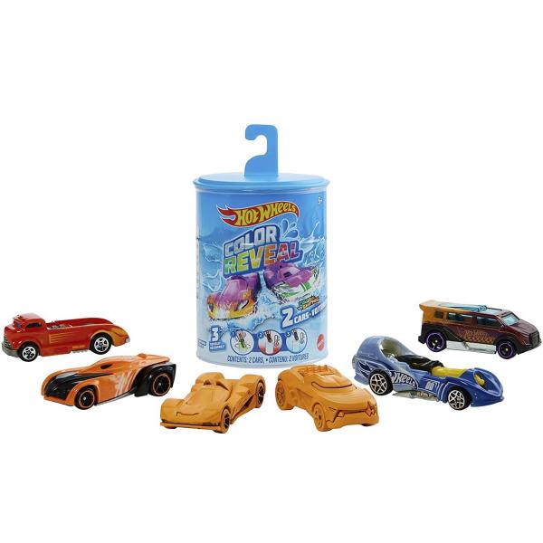 Carros Hot Whels Color Reveal Set/2 3a+