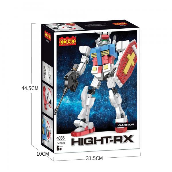 Robot Guerrero Armable Hight-Rx 549pzs 6a+