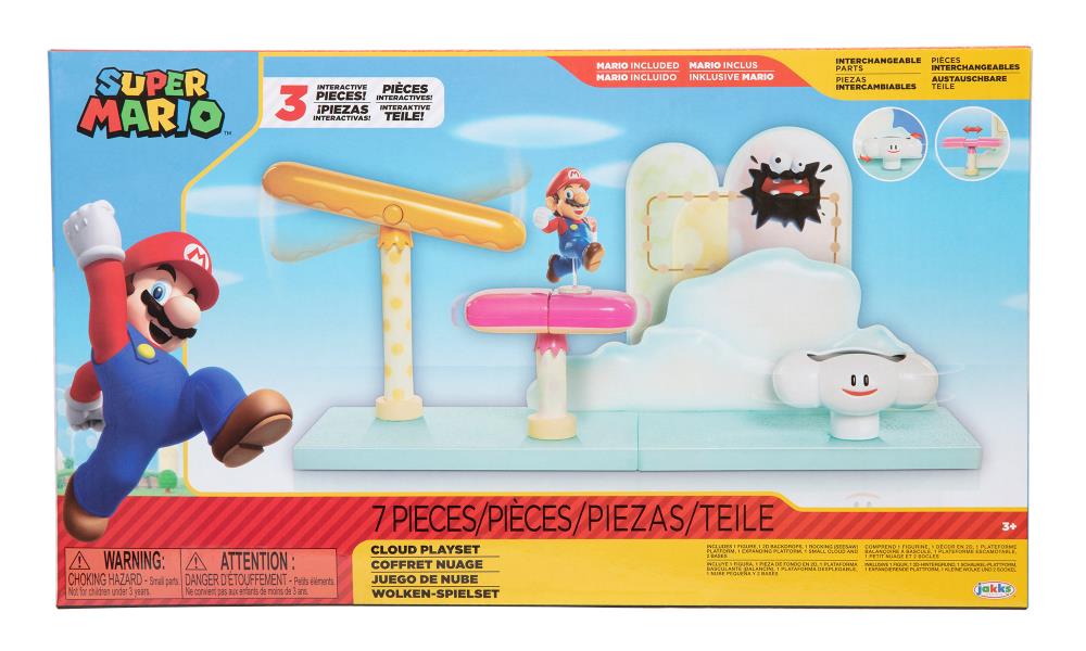 Juego de Nube Super Mario 7pzs 3a+(40200)