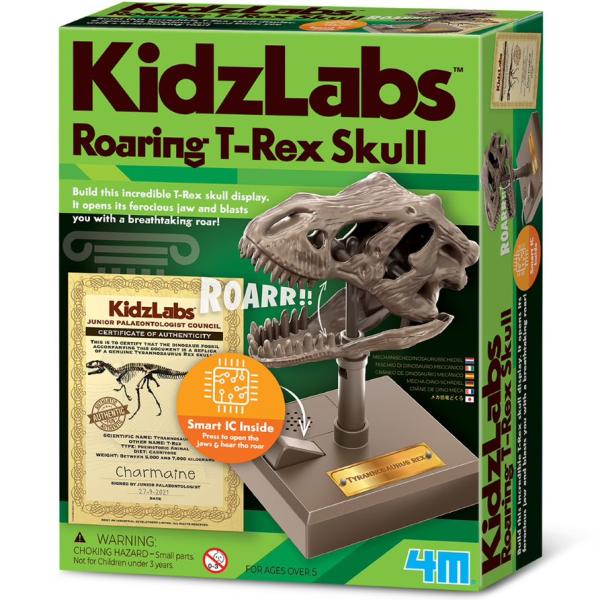 KidzLabs Cráneo T-Rex Mecánico 5a+