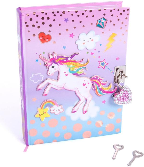 Diario Secreto con Llave Unicornio 5a+