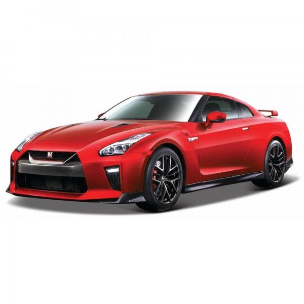 Carro Nissan GT-R 2017 Rojo 3a+Esc:1:24 (210824)