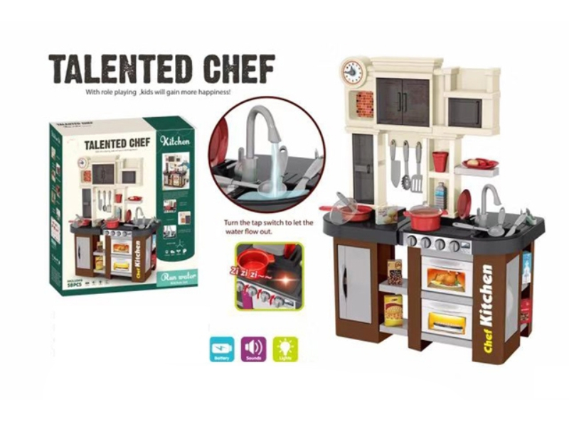 Cocina Chef Talentoso(a) 58pzs 3a+(436205) 83x35x62cm