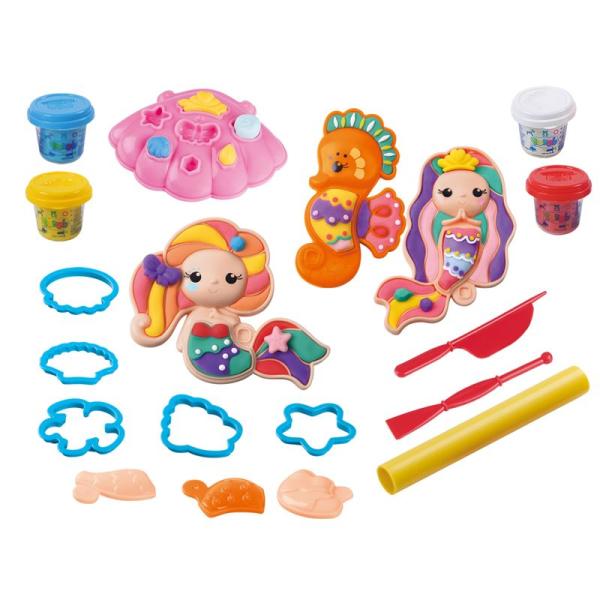 Juego de Plasticina Sirenas Princesas y Amigos 3a+