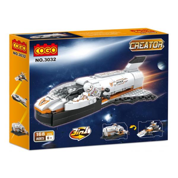 Nave Creator Espacial 3en1 168pzs 6a+