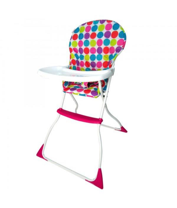 Silla Alta para Comer Rosada Flores  7-36m 15Kg Max(434485)