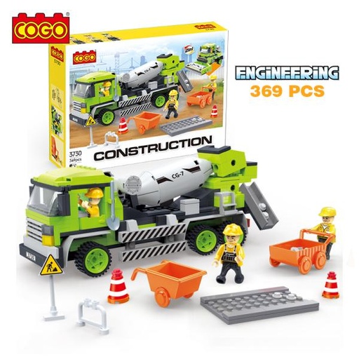 [CO3730] Vehiculo de Construccion  - 369 piezas