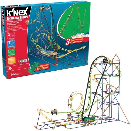[BFKN77078] Montaña Rusa K´nex Construye y Aprende 3en1 139Pzs 8a+