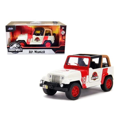 [JA97806] Carro Jeep Wrangler 1992 Jurassic World Esc:1:24 8a+