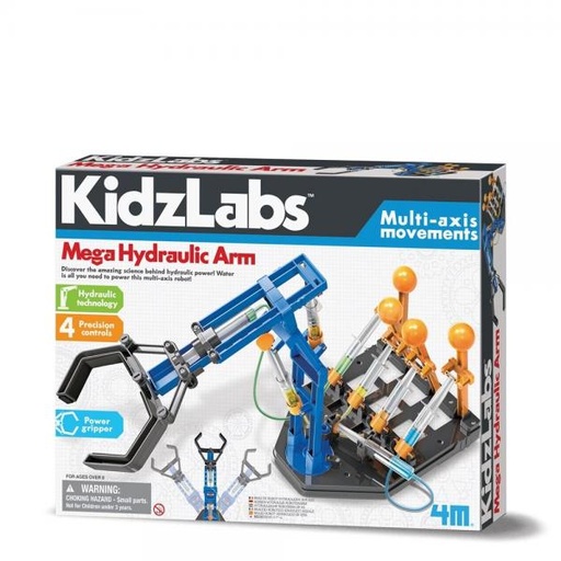 [4M3427] Kidz Labs Brazo Robot Hidráulico de Ejes 8a+