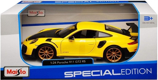 [MB31523] Carro Porsche 911 GT2 RS Amarillo/Negro Esc:1:24 3a+ (315230)