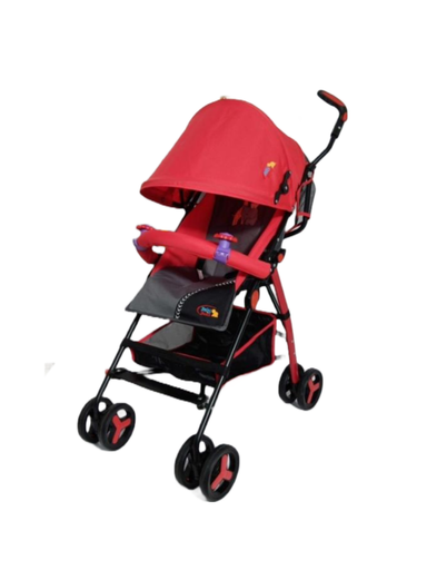 [FDAH130RG] Coche Sombrilla p/Bebé Rojo c/ Gris Est de Animales (445191)(439145)