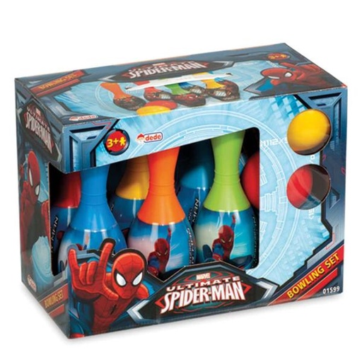 [PI1599] Juego de Bolos de Marvel Spider-Man 3a+
