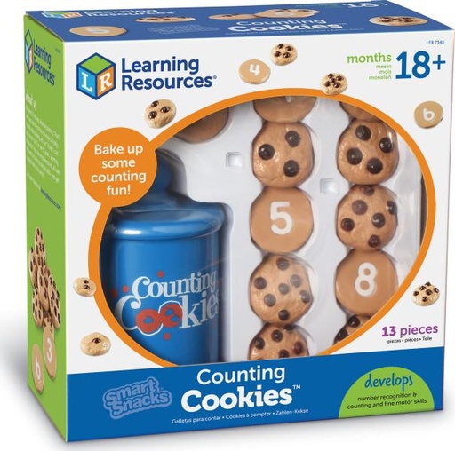 [LER7348] Juego de Aprendizaje Galletas para Contar 18m+