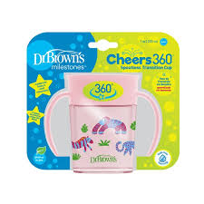 [DRTC71005] Vaso de Transición 360 con Asas 7 oz Rosa con Dibujos