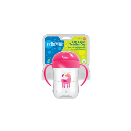 [DRTC91024]  Vaso de Transición con Boquilla Suave 9 oz Rosa