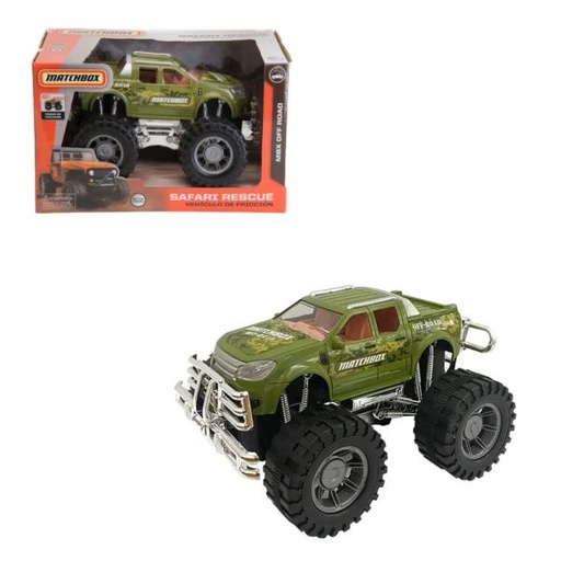 [FX603] Vehículo Matchbox de Fricción Safari Rescate Surt/2 3a+