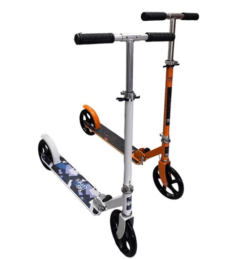 [YXWS106H] Scooter de Aluminio en Color Blanco, Anaranjado y Negro 5a+Max 65KG.   (558433)