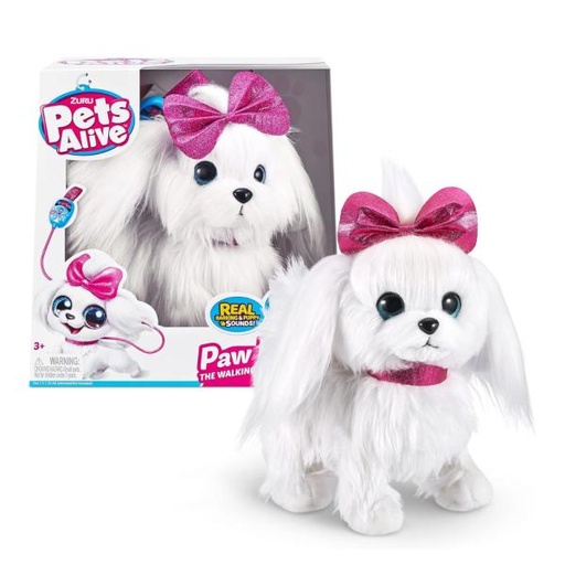 [ZU9531] Perrita que Camina Pets Alive con Sonidos Reales 3a+