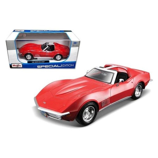 [MB31202] Carro Corvette® Rojo 1970 Esc:1:24 3a (312024)