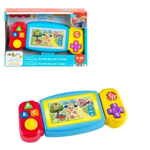 [MTHNH13] Fisher-Price Video Juego Portátil Aprende Conmigo 9-36m