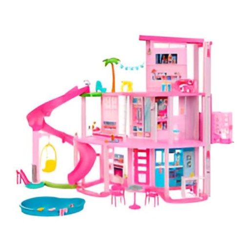 [MTHMX10] Barbie Casa de los Sueños c/ Piscina y Tobogan Nueva