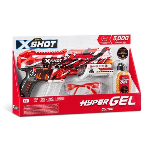 [ZU36622] Lanzador de Bolitas de Gel  Xshot Clutch 14a+