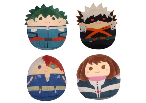 [JZSQTE00001] Peluches Squishmallows My Hero Academia Surt/4 3a+ 8" (14601)