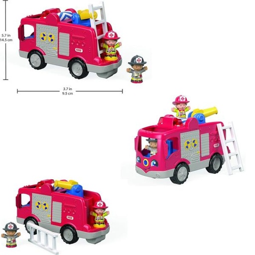 [MTHYP41] Fisher-Price Little People Camión de Bomberos 1-5a
