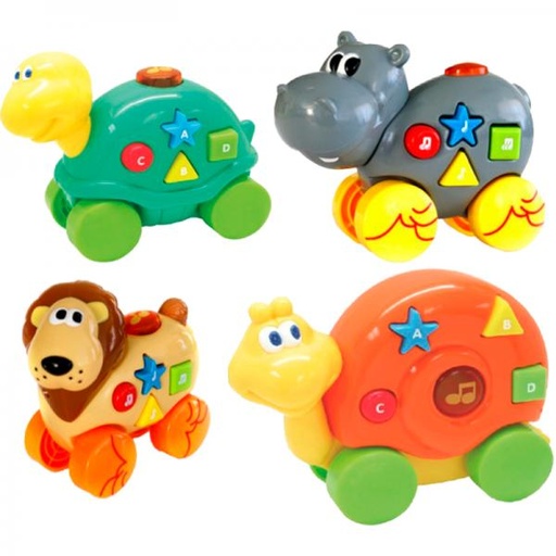 [NS65039E] Animales Musicales de Jalar con Luz y Sonidos  12m+