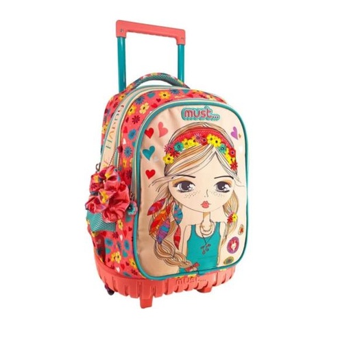 [DK585539] Salveque con Rodines Must 34X20X44 cm 3 Compart Sé Feliz