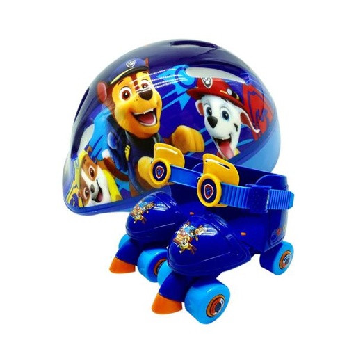[PI11448PP] Patines de 4 Ruedas C/ Casco de Paw Patrol para Principiantes T27-30 3a+