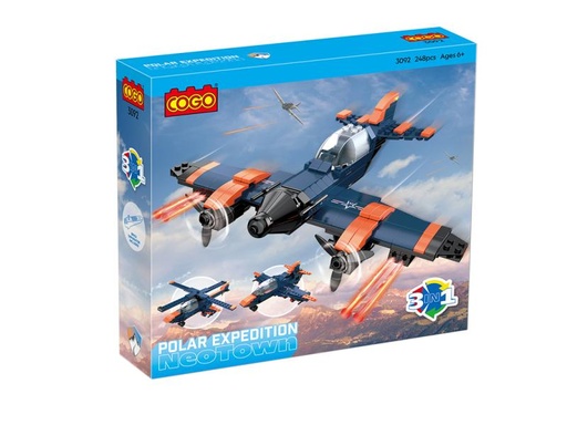 [CO3092] Espedición Polar  Neo Town 3en1 Armable 248 pzs 6a+