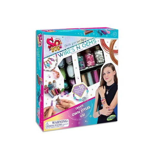 [TA08191] Pulseras Alambres y Gemas 8a+