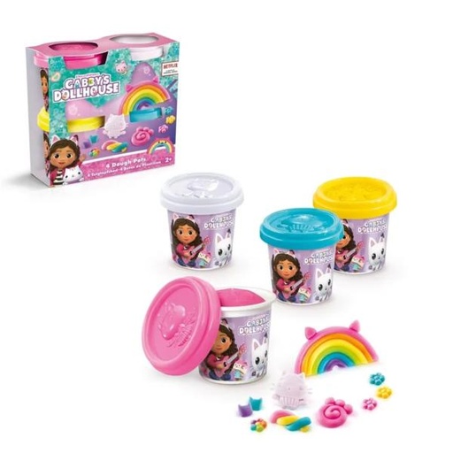 [CTGAB001] Set sde 4 Plasticinas de la Casa de Muñeca de Gabby 2a+