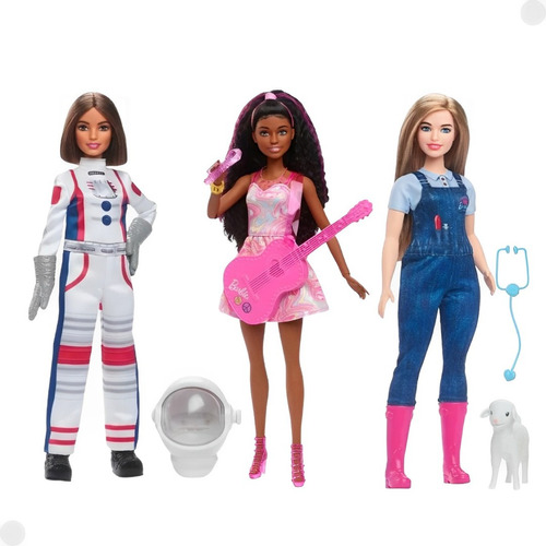 [MTHRG41] Muñeca Barbie de Profesiones 65 Aniv con accesorios Surtido 3a+