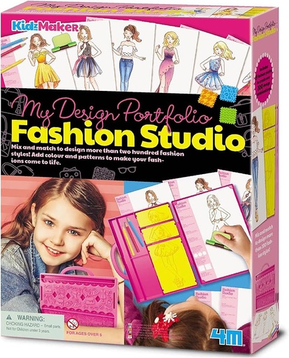 [4M4720] Kidz Maker Mi Portafolio de Diseño Estudio de Modas 5a+