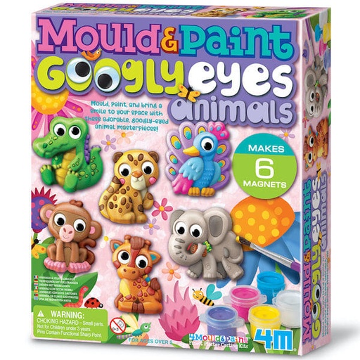 [4M4800] Moldea y Pinta Animales con Ojos Saltones 5a+